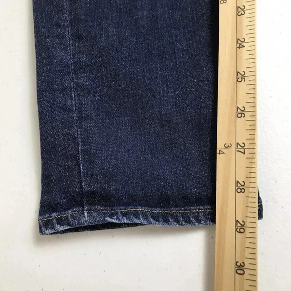 FRAME Le Garcon Size 31 Ankle Slim Boyfriend Jeans Mid Rise Distressed Crop - Picture 12 of 16